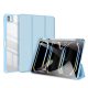 Toby Series kék tok iPad Pro 11" (2024/2025) készülékhez – Apple Pencil tartóval, Auto Sleep/Wake funkcióval