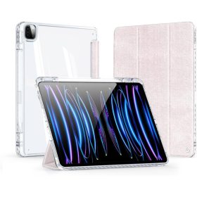   Unid Series rózsaszín tok iPad Pro 13" (2024/2025) készülékhez – Apple Pencil tartóval, Auto Sleep/Wake funkcióval