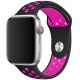 Apple Watch fekete/pink sport szilikon szíj