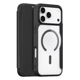 Fekete iPhone 17 Pro Max Folio MagSafe védőtok