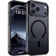 Frosted fekete iPhone 17 Pro Max MagSafe tok
