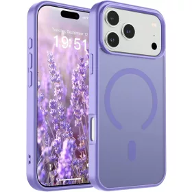 Frosted lila iPhone 17 Pro Max MagSafe tok