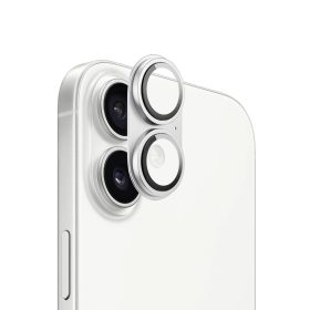   Armor kameralencse és kamerasziget védő iPhone 17 (6.3") – alumínium + üveg (fehér)