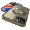 MagnoFold khaki MagSafe kompatibilis iPhone 13 / iPhone 14 védőtok kihajtható gyűrűvel