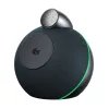 X16 Qi2.2 25W mágneses töltőállomás iPhone-hoz, AirPodshoz és Apple Watchhoz Bluetooth hangszóróval és hangulatfénnyel – fekete