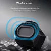 X16 Qi2.2 25W mágneses töltőállomás iPhone-hoz, AirPodshoz és Apple Watchhoz Bluetooth hangszóróval és hangulatfénnyel – fekete