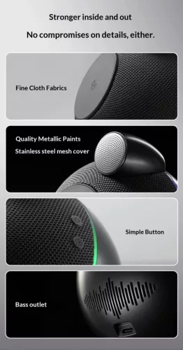 X16 Qi2.2 25W mágneses töltőállomás iPhone-hoz, AirPodshoz és Apple Watchhoz Bluetooth hangszóróval és hangulatfénnyel – fekete