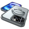 MagnoFold szürke MagSafe kompatibilis iPhone 16 Pro Max védőtok kihajtható gyűrűvel
