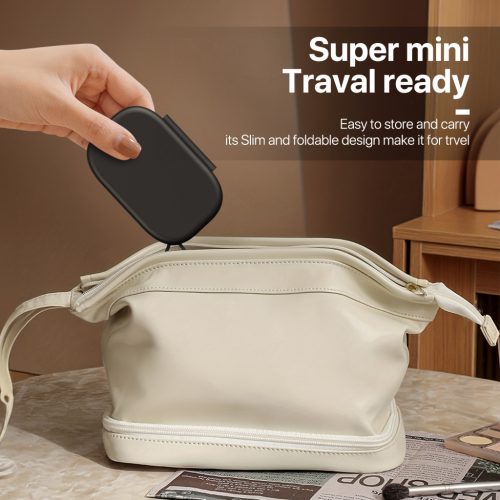 T5 töltőállomás iPhone, Apple Watch és Airpods készülékekhez LED világítással, fekete