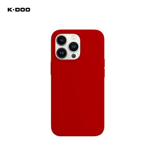 KZDOO piros MagSafe kompatibilis iPhone 14 Pro szilikon tok