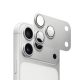 Armor kameralencse és kamerasziget védő iPhone 17 Pro Max (6.9") – alumínium + üveg (ezüst)
