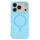 Kék MagSafe kompatibilis iPhone 17 Pro Max szilikon tok
