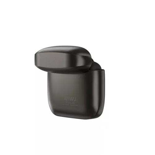 WiWU T35 Hybrid ANC Bluetooth fülhallgató, prémium fém töltőtokkal és 6 mikrofonos zajszűréssel - fekete