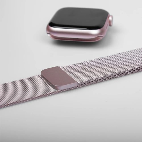 Apple Watch rózsaszín milánói szíj