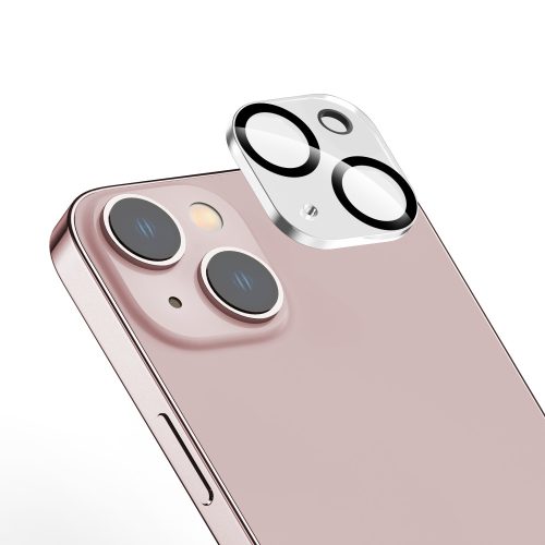 Átlátszó kameralencse védő üvegfólia - iPhone 15 / iPhone 15 Plus