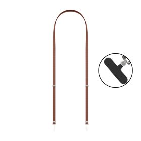   Crossbody telefontartó pánt – állítható, mágneses, univerzális (barna)