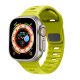 Apple Watch neonzöld szilikon sportpánt
