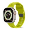 Apple Watch neonzöld szilikon sportpánt