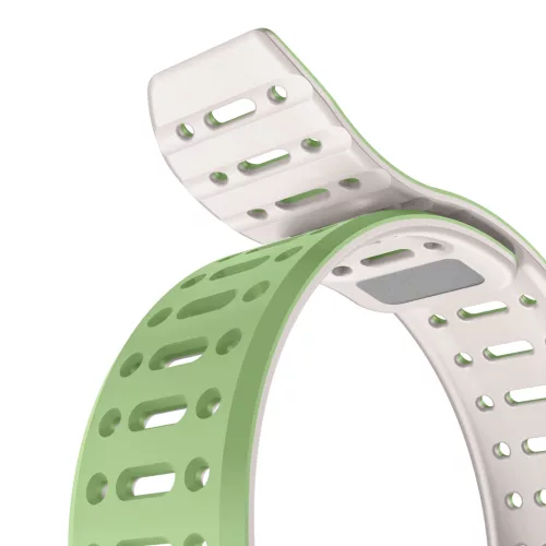 Apple Watch zöld/csillagfény mágneses szilikon szíj