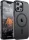 Frosted fekete iPhone 13 Pro Max MagSafe tok
