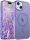 Frosted lila iPhone 15 MagSafe tok