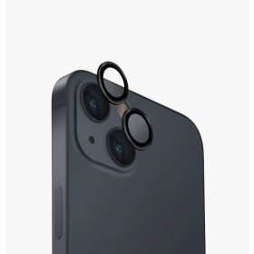   Fekete kameravédő lencse applikátorral - iPhone 14 / iPhone 14 Plus
