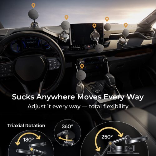 MagDrive Qi2.2 25W - MagSafe mágneses autós vezeték nélküli töltő