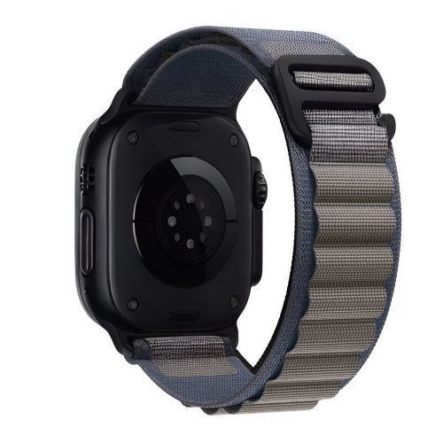 Apple Watch kék-zöld alpesi szíj fekete csattal