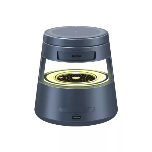 OJD-132 15W MagSafe kompatibilis vezeték nélküli töltőállomás iPhone, Apple Watch és Airpods készülékekhez, LED világítással