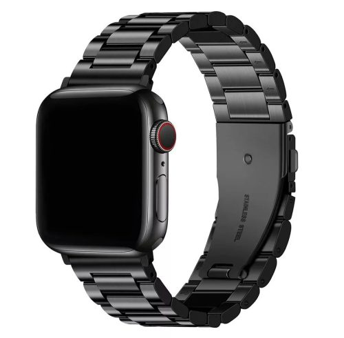 Apple Watch fekete modern fémszíj