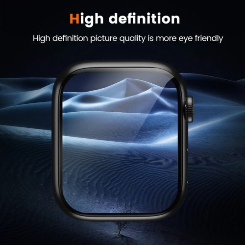 MagicBox 3D NANOFLEX fólia Apple Watch készülékre felhelyező applikátorral (2db fólia / csomag) - 44MM