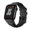 Apple Watch fekete explorer szíj fekete csatlakozóval 42/44/45/49 mm (Series 1-9, SE, Ultra) és 46 mm (Series 10/11)