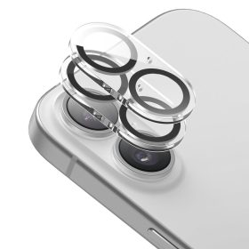 2db Átlátszó iPhone 17 kameravédő üvegfólia