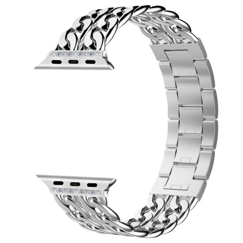 Apple Watch ezüst brilliance köves fémszíj