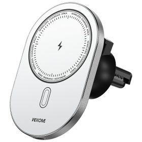   U207 mágneses autós vezeték nélküli töltő – 15W, szellőzőrácsra