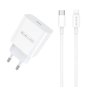   20W USB-C hálózati töltő adapter, PD gyorstöltő + 1M USB-C - Lightning kábel