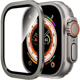   Apple Watch Ultra üvegfólia applikátorral - titánszürke (49MM)