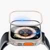 Titánium Apple Watch Ultra üvegfólia applikátorral - titánszürke (49MM)