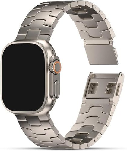 Apple Watch Ultra titán fémszíj mágneses csattal - 49mm