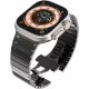 Link Apple Watch fekete titán fémszíj 42/44/45/46/49MM