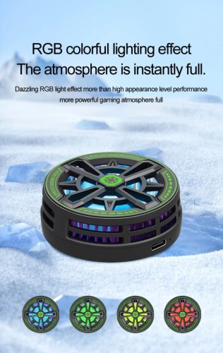 MagSafe töltő beépített hűtőventillátorral és RGB világítással