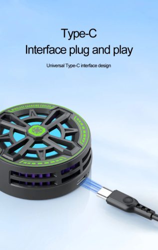 MagSafe töltő beépített hűtőventillátorral és RGB világítással