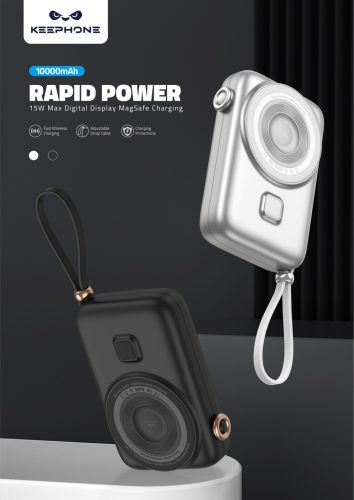 Rapid Power 10000mAh MagSafe kompatibilis vezeték nélküli PowerBank