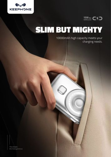 Rapid Power 10000mAh MagSafe kompatibilis vezeték nélküli PowerBank