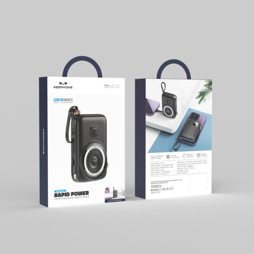 Rapid Power 10000mAh MagSafe kompatibilis vezeték nélküli PowerBank