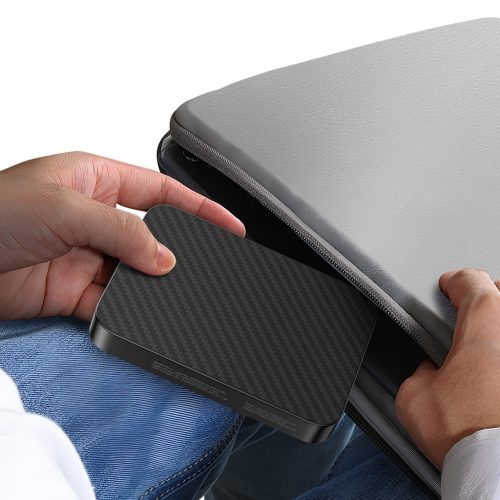 Brendy 10000mAh Carbon MagSafe PowerBank, mágneses külső akkumulátor, gyors vezeték nélküli töltéssel