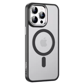  Golden Shield Series fekete iPhone 15 Pro Max MagSafe védőtok