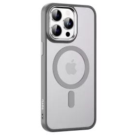   Golden Shield Series szürke iPhone 15 Pro Max MagSafe védőtok