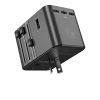 45W 5 portos univerzális világutazó adapter 2xUSB + 3xUSB-C 