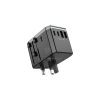 70W 5 portos univerzális világutazó adapter 2xUSB + 3xUSB-C 